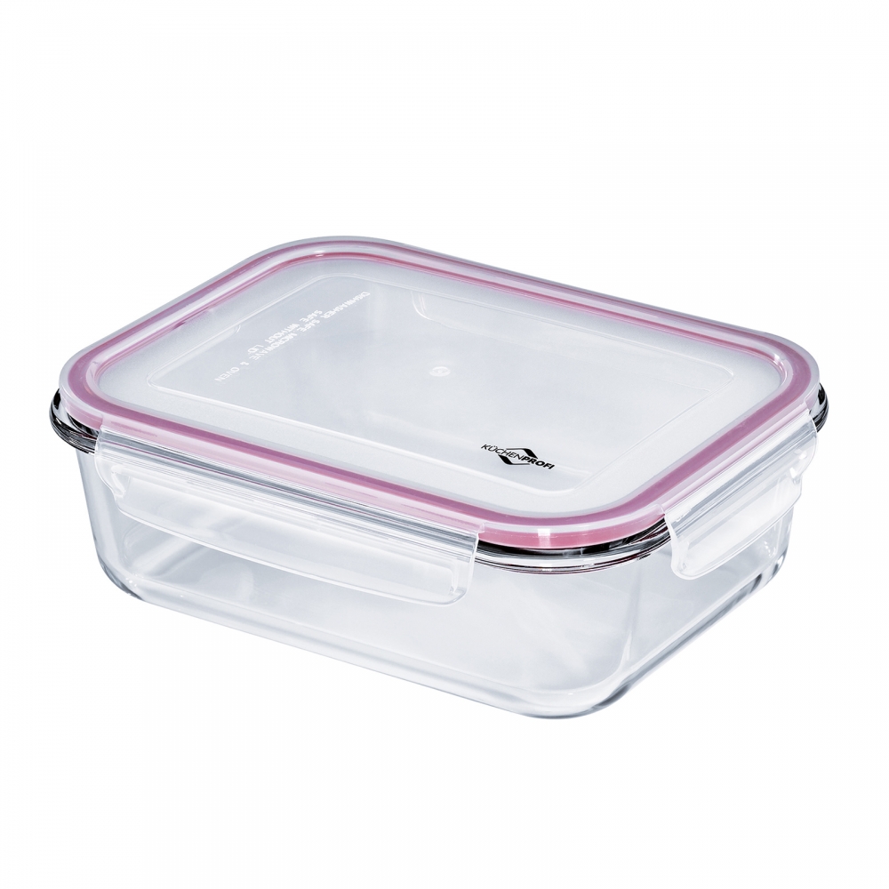 Küchenprofi 1500ml Lunchbox Vorratsdose Glas 23x18cm auslaufsicher 1001753523