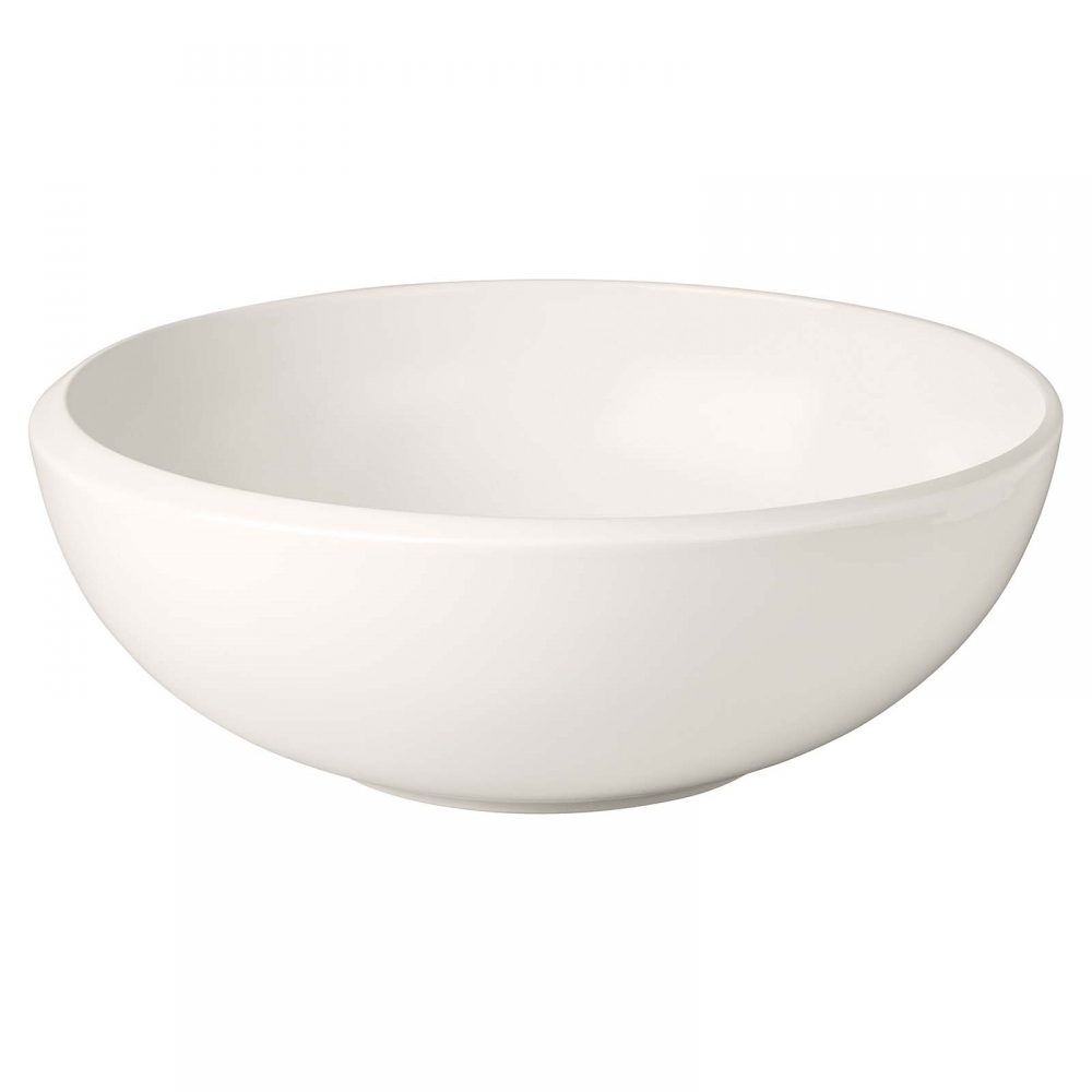 Villeroy & Boch 2200ml 23cm mittelgroße Schüssel aus der NewMoon Serie. Porzellan. Farbe weiß.