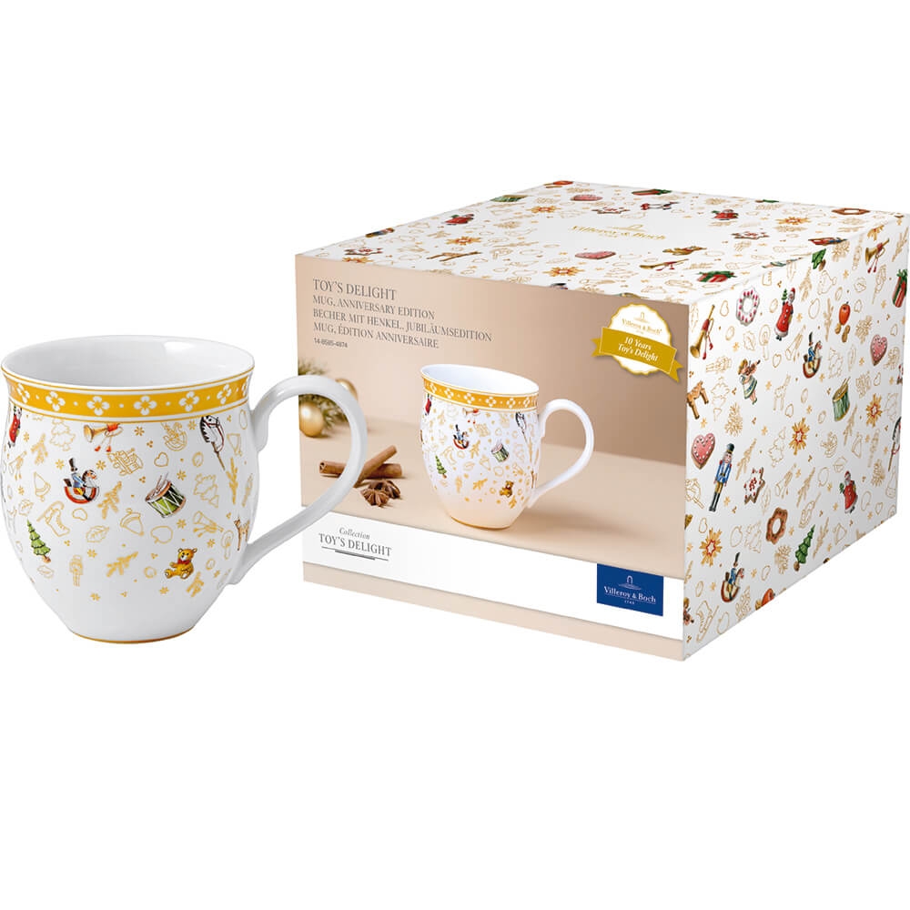 Villeroy & Boch 440ml Becher Henkel Toy's Delight Jubiläumsedition 