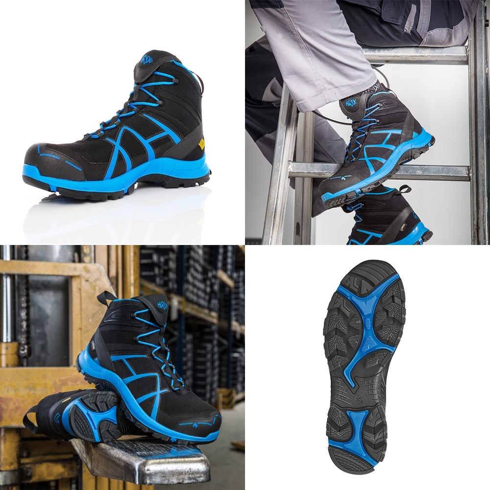 HAIX Sicherheitsschuh S3 Black Eagle Safety 40 Mid black/blue