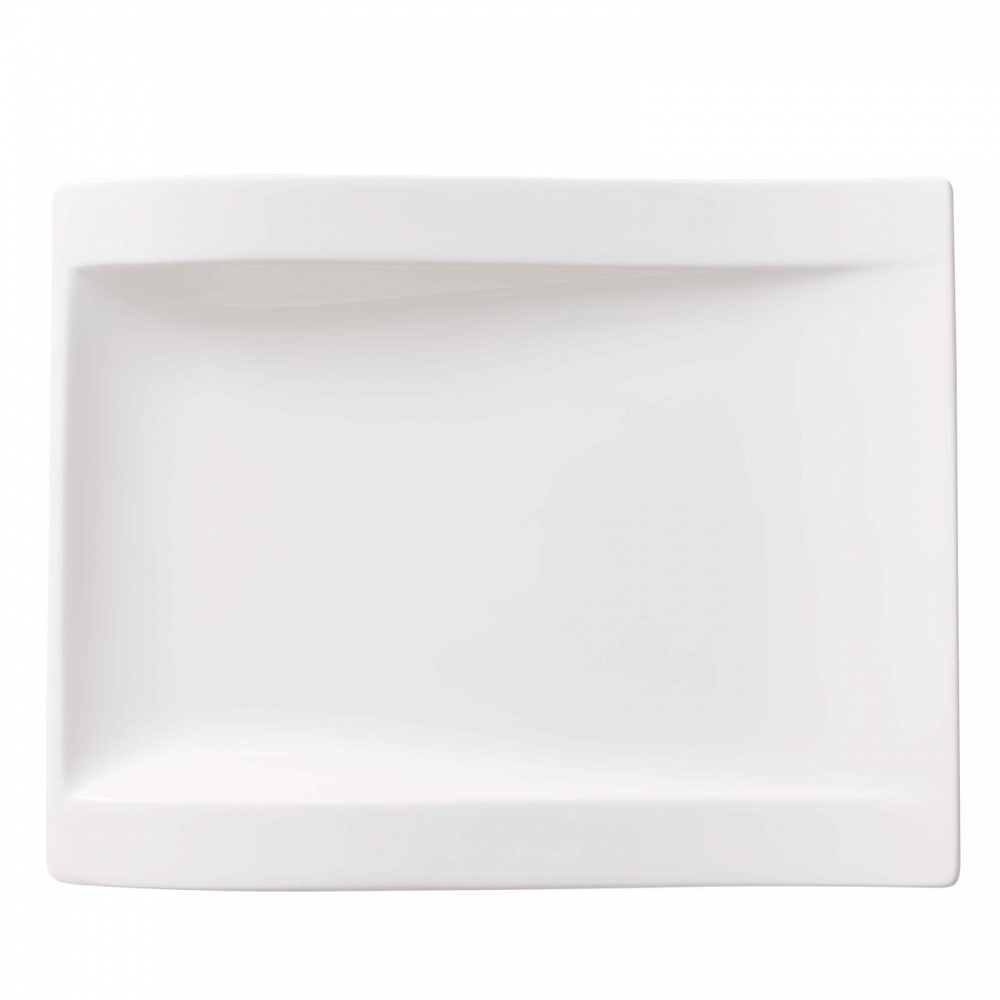 Villeroy und Boch 26x20cm rechteckiger Frühstücksteller NewWave. Hauptbild.