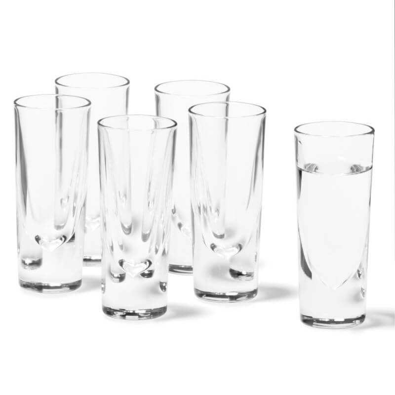 Leonardo 043406 6er Set Schnapsglas 150ml Grappabecher Gilli Bar Vodkaglas