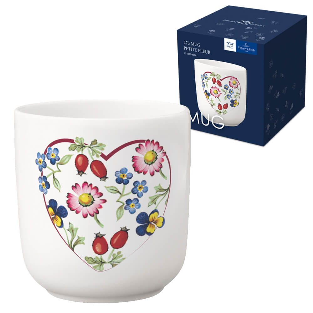 Villeroy und Boch Becher 275 Jahre Petite Fleur. Hauptbild.