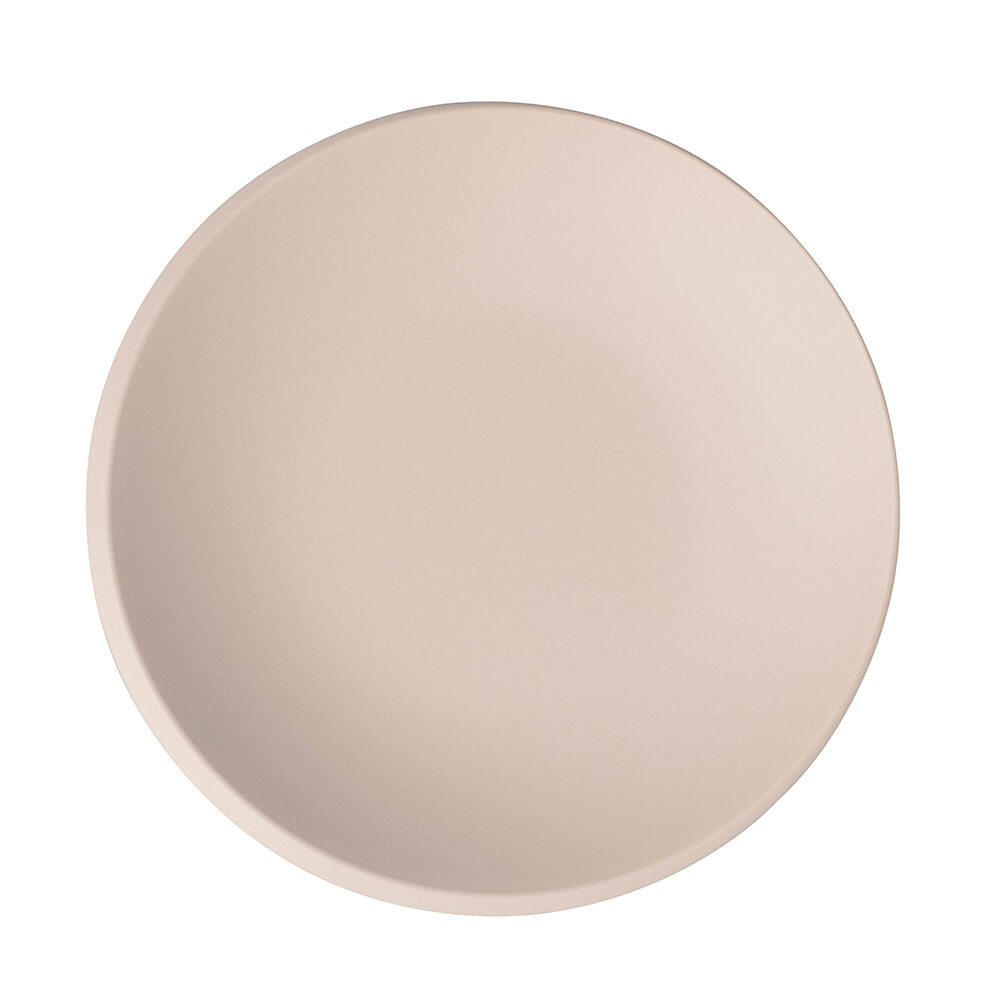 Villeroy und Boch Schale flach NewMoon beige. Detailbild.