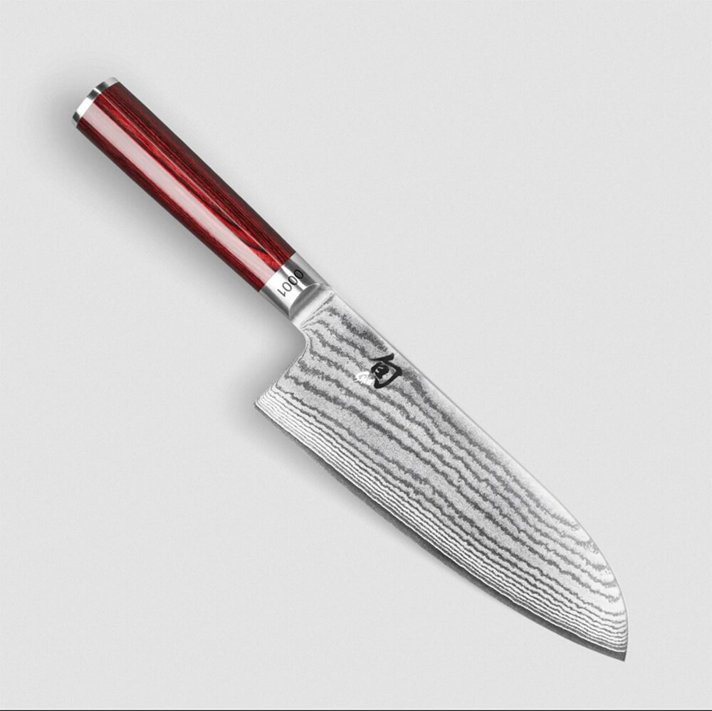 Kai Santoku Messer Shun Classic Red DM-0717RD. Hauptbild.