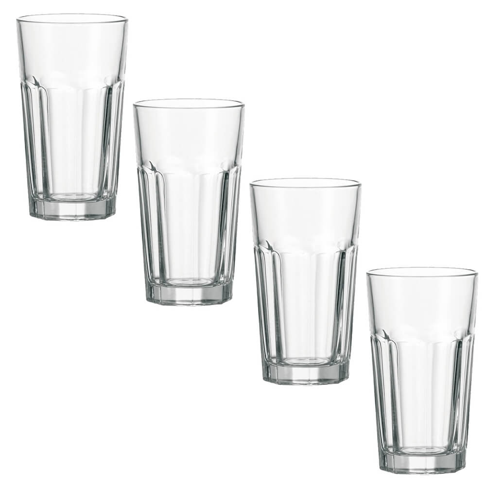 Leonardo 4er Set Wasserglas XL Rock. Hauptbild.