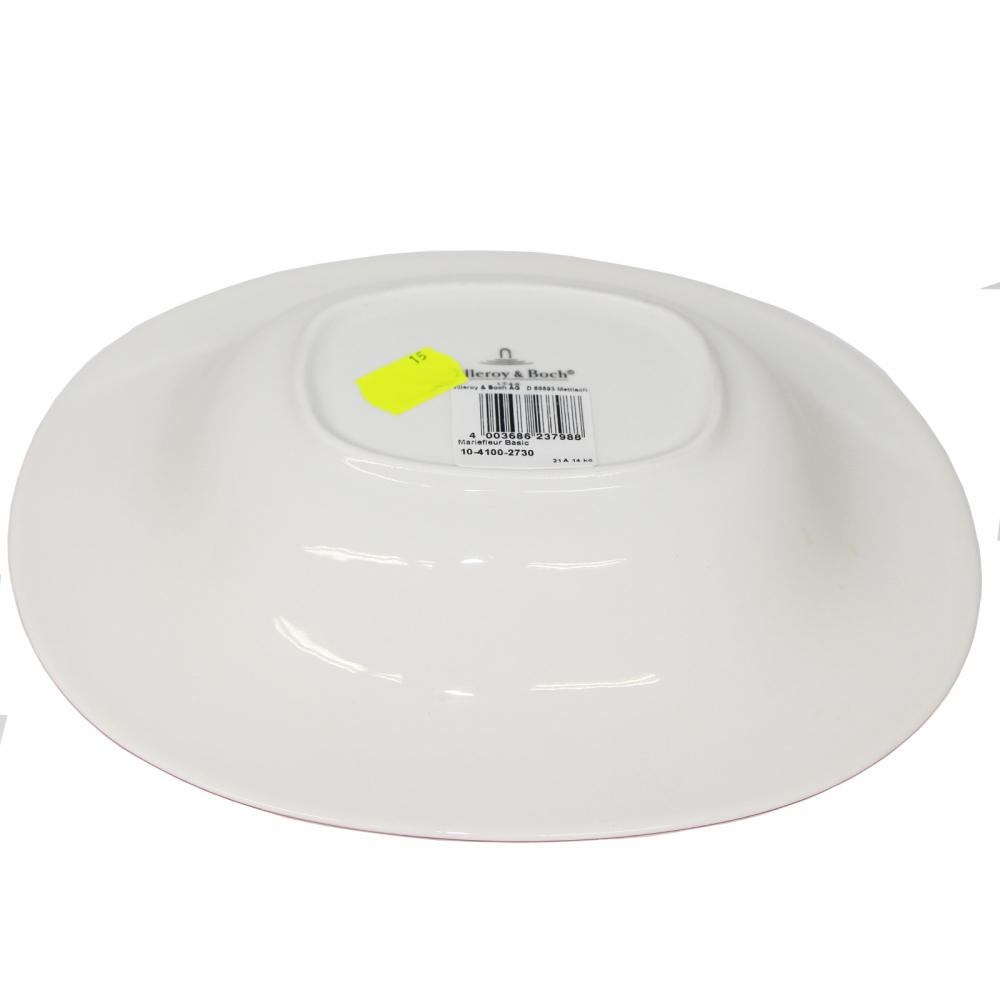 Villeroy & Boch Mariefleur Basic Suppenteller oval Porzellan 24x21cm Teller