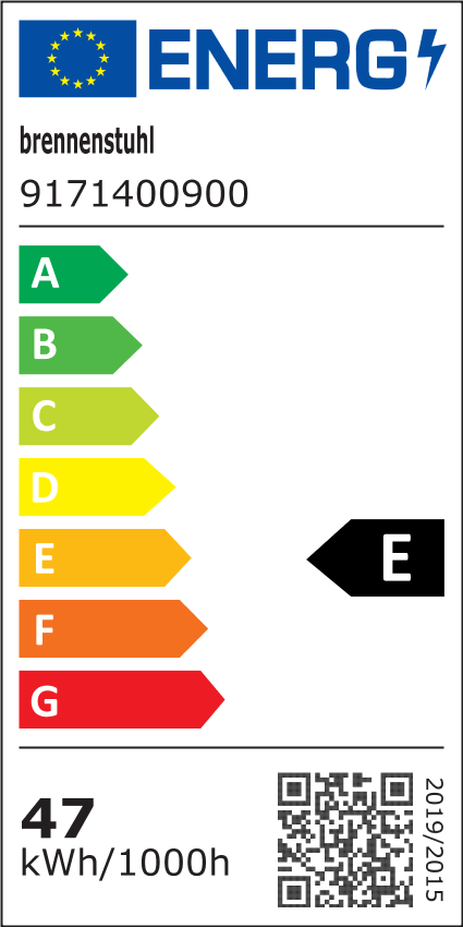 Brennenstuhl 50W Arbeitsleuchte ORUM 360° Energielabel