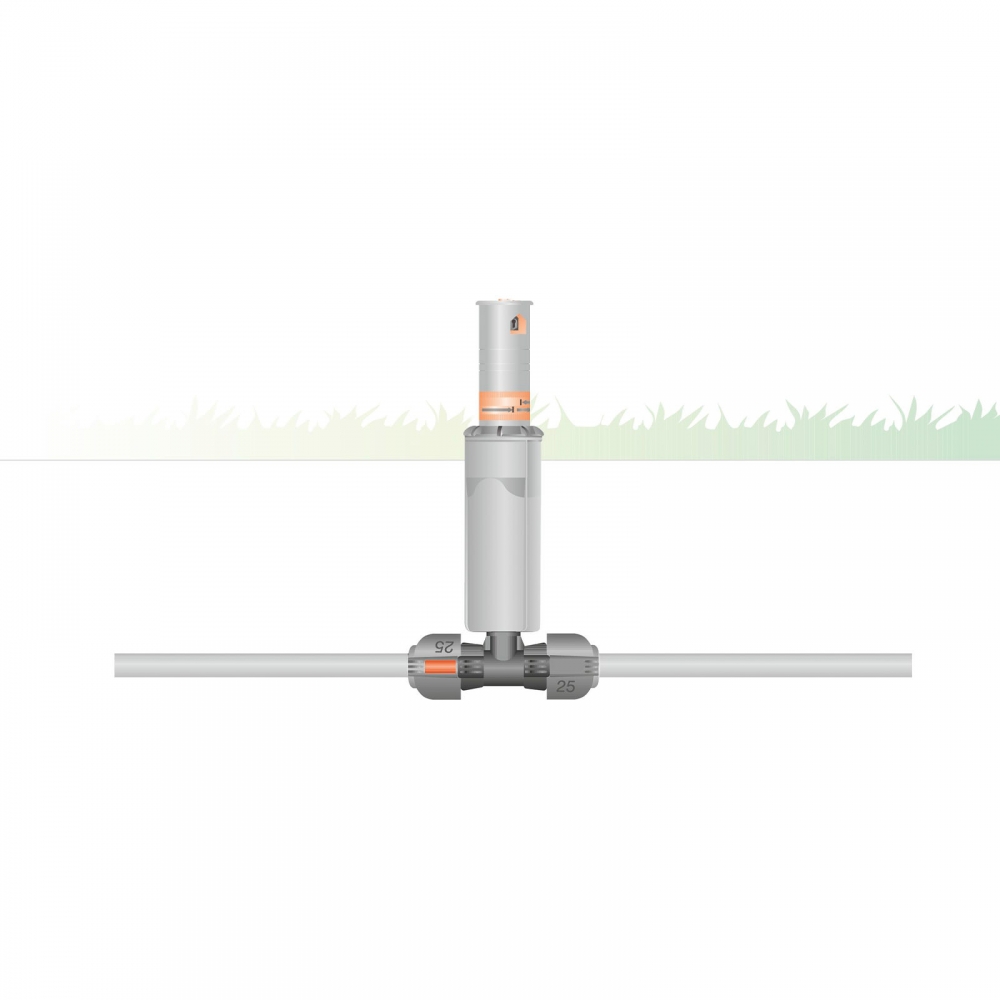 Gardena T Stück 25mm x 12 Aussengewinde Sprinklersystem 0278620 Detail