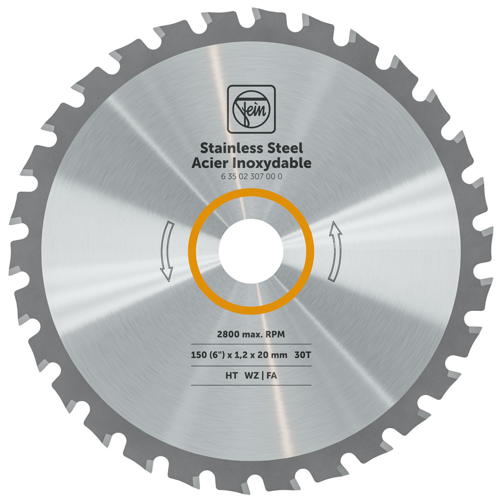 Fein Handkreissägeblatt für Edelstahl 150mm