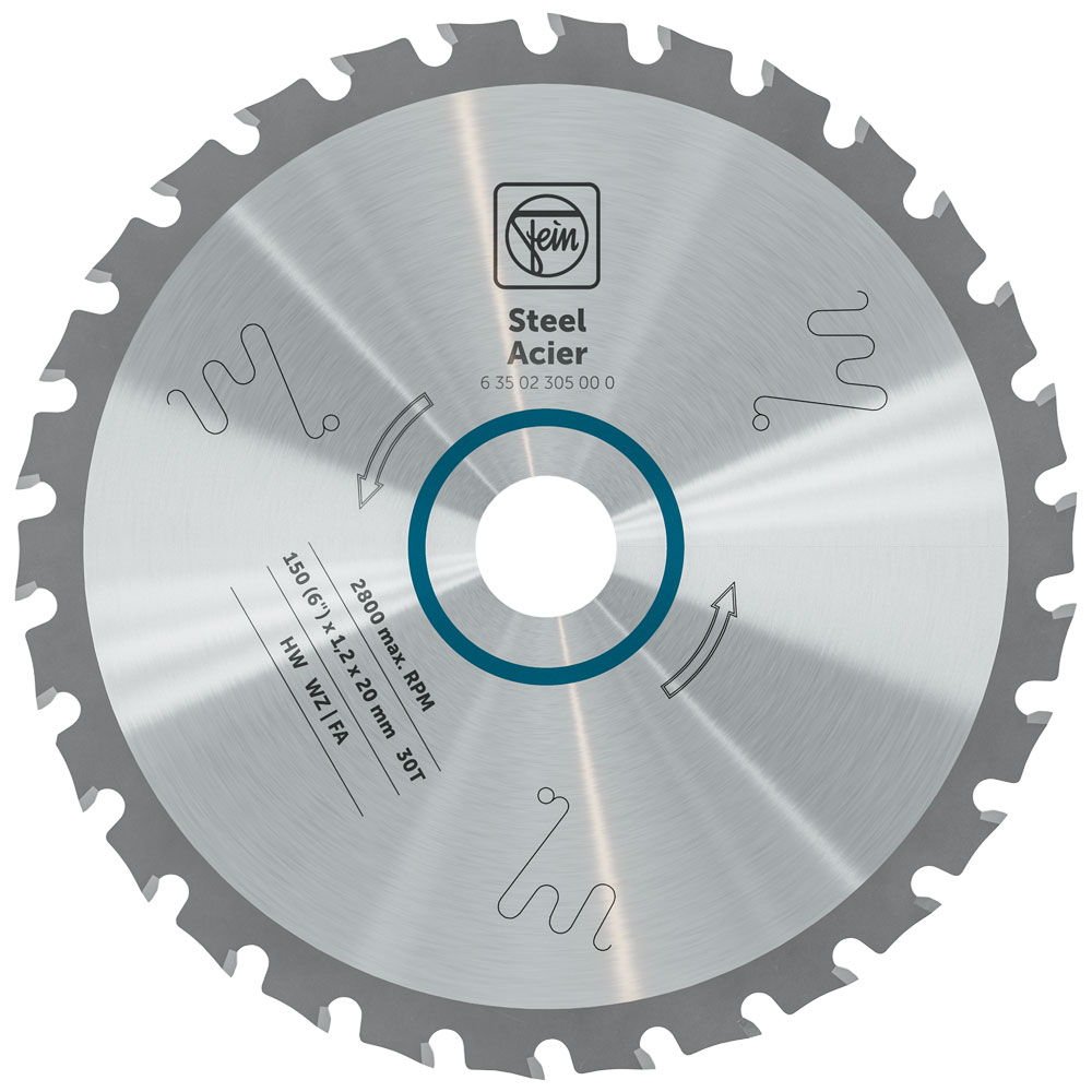 Fein Handkreissägeblatt für Stahl 150mm. Hauptbild.