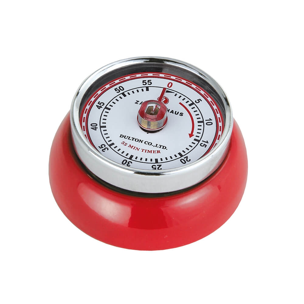 Zassenhaus Timer Speed Retro-Look 7cm Rot