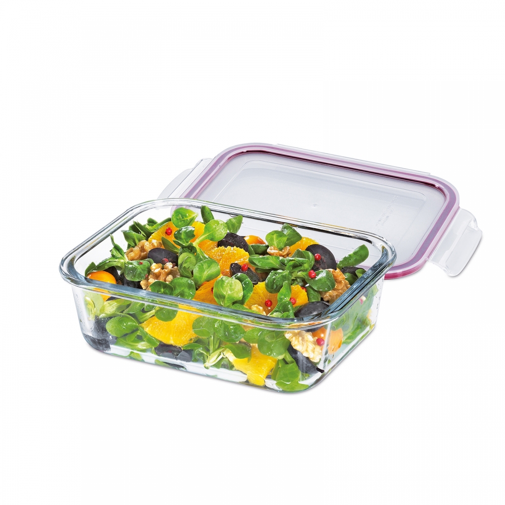 Küchenprofi 1100ml Lunchbox Vorratsdose Glas 21x16cm auslaufsicher 1001753520