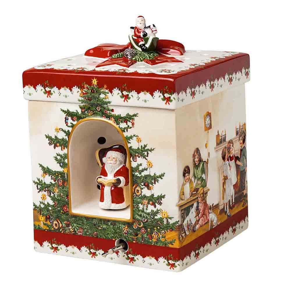 Villeroy und Boch 21x16cm Christmas Toys Porzellan Teelicht Spieluhr