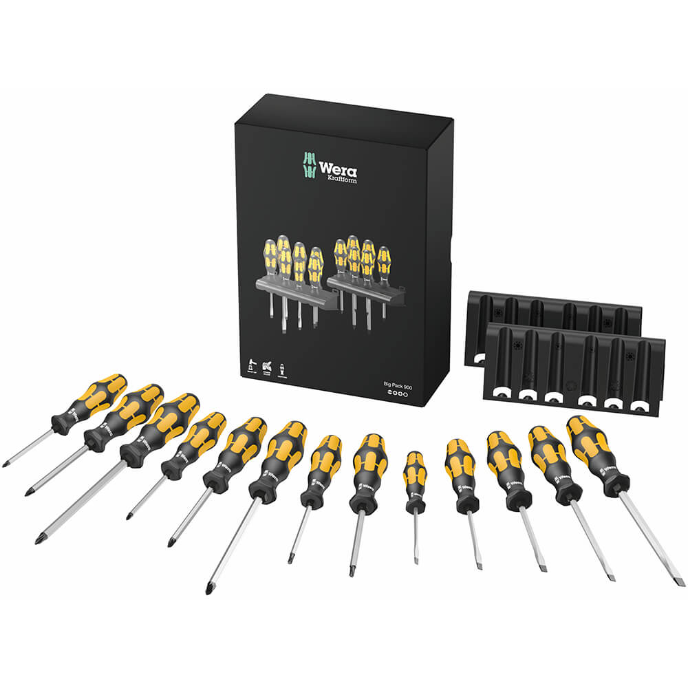 Wera Schraubendreher Kraftform BIG PACK 900 15tlg. Hauptbild.