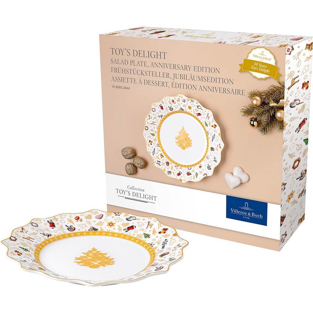 Villeroy & Boch Frühstücksteller Jubiläumsedition Toy's Delight. Hauptbild.