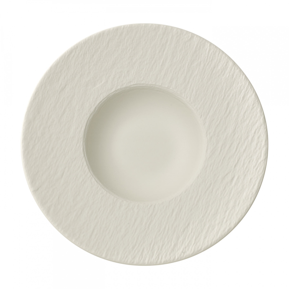 Villeroy & Boch 29cm Pastateller Manufacture Rock blanc Schiefer-Optik Porzellan