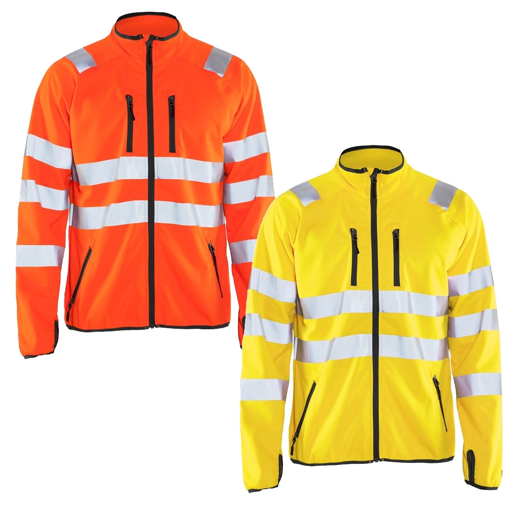 Blakläder 4906 2512 High Vis Softshell Jacke Warnschutzjacke Daumenschlaufen