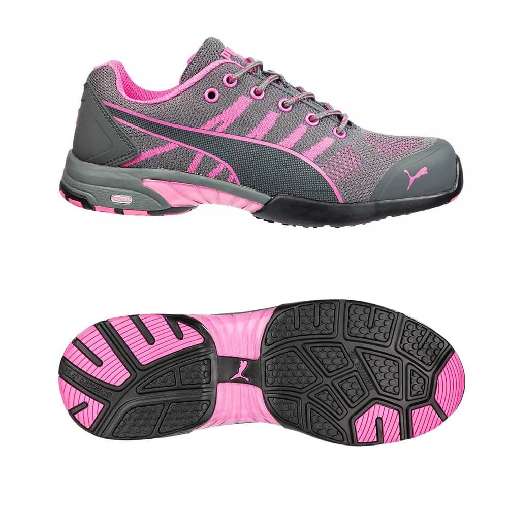 Puma Gr. 35-42 Sicherheitsschuh Damen Celerity Knit PINK. Haupbild.