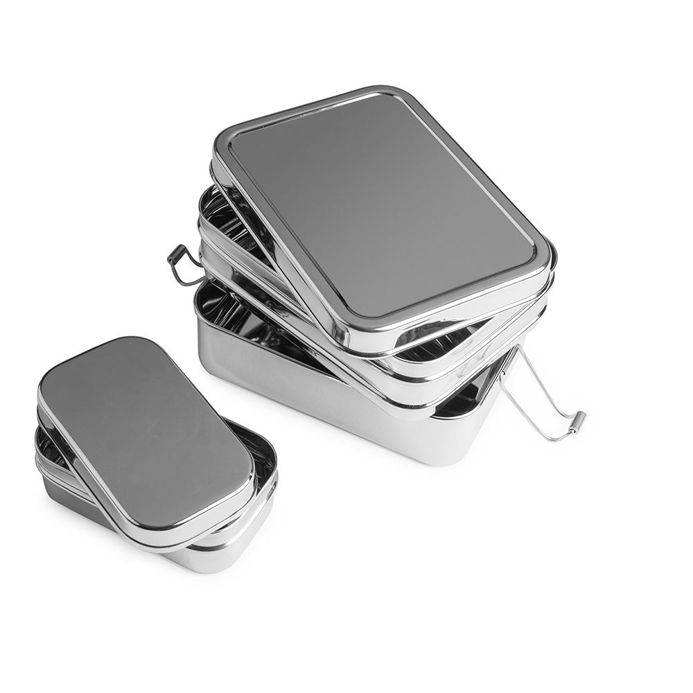 Brotzeit Lunchbox Edelstahl 3in1 stapelbar Brotdose 