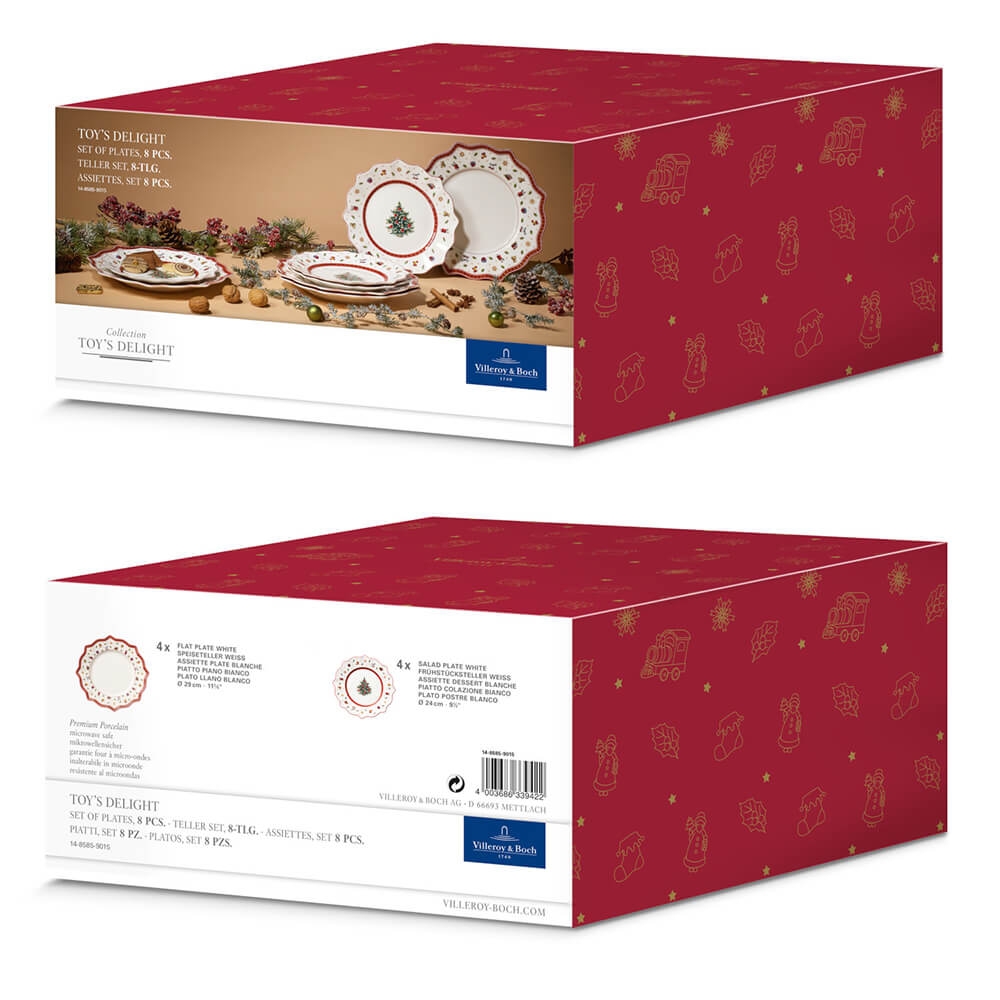 Villeroy & Boch Teller-Set 8-teilig Toy's Delight 