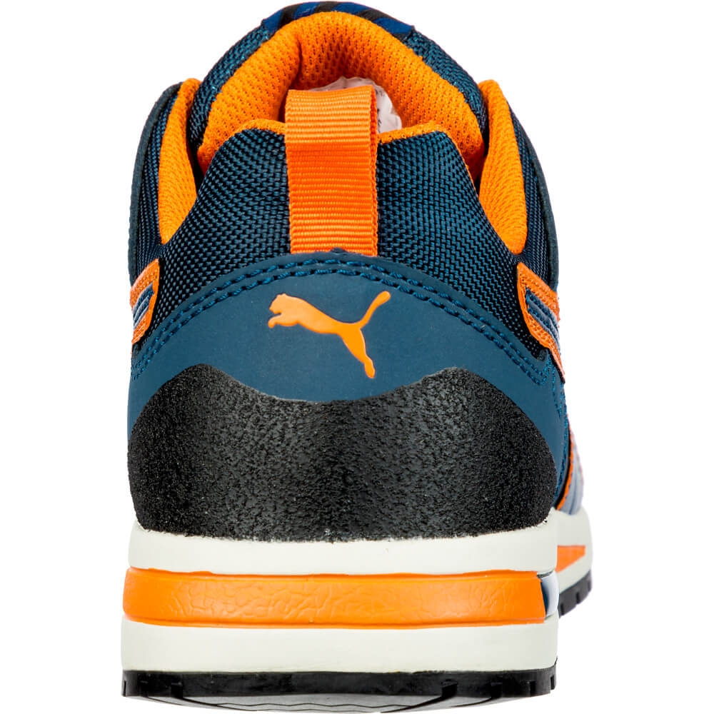 Puma 643100 Sicherheitsschuh Crosstwist Low S3 HRO SRC blau orange 41-46 