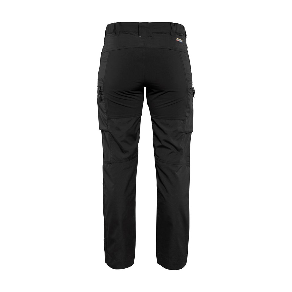 Blakläder Damen Service Bundhose Stretch schwarz Rückseite