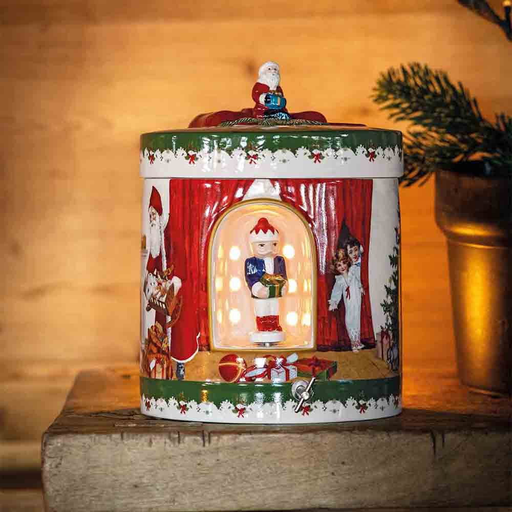 Villeroy und Boch Christmas Toys Teelicht Spieluhr. Detailbild.