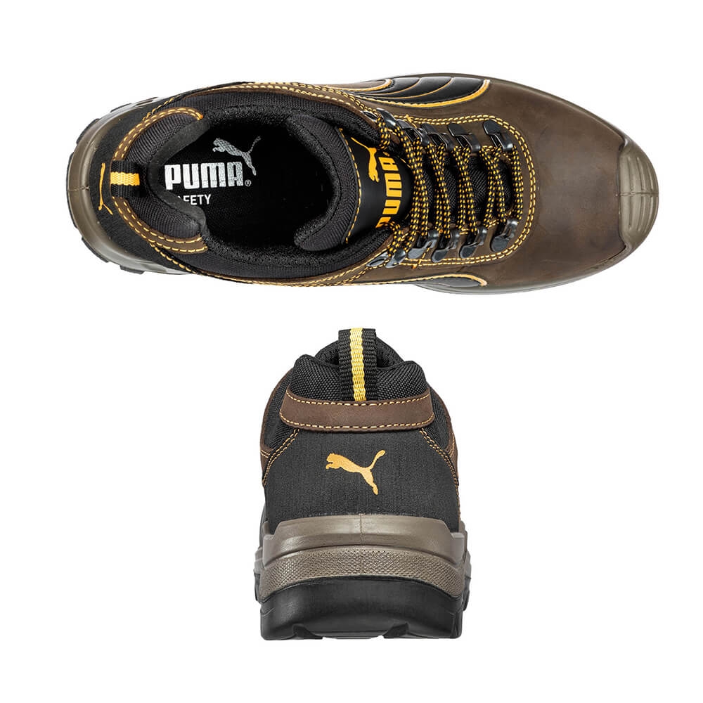 Puma 640730 Sierra Nevada Low S3 HRO SRC Sicherheitsschuh 41-46 braun grau Arbeitsschuh