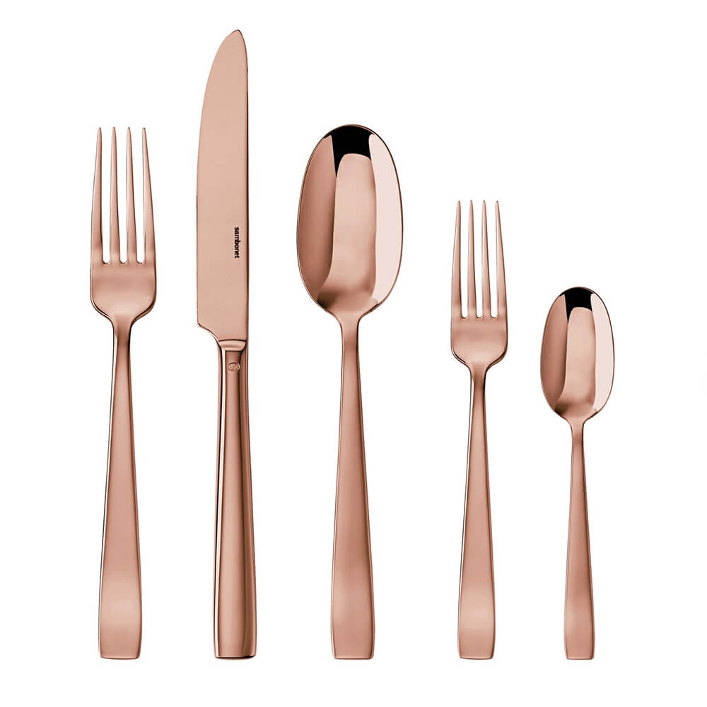 Sambonet Besteckset 30-tlg. Flat Mirror Copper. Hauptbild.