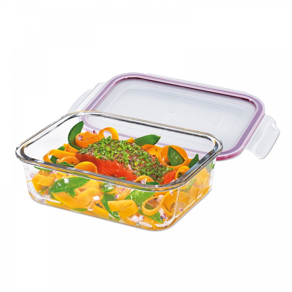 Küchenprofi 1500ml Lunchbox Vorratsdose Glas 23x18cm auslaufsicher 1001753523