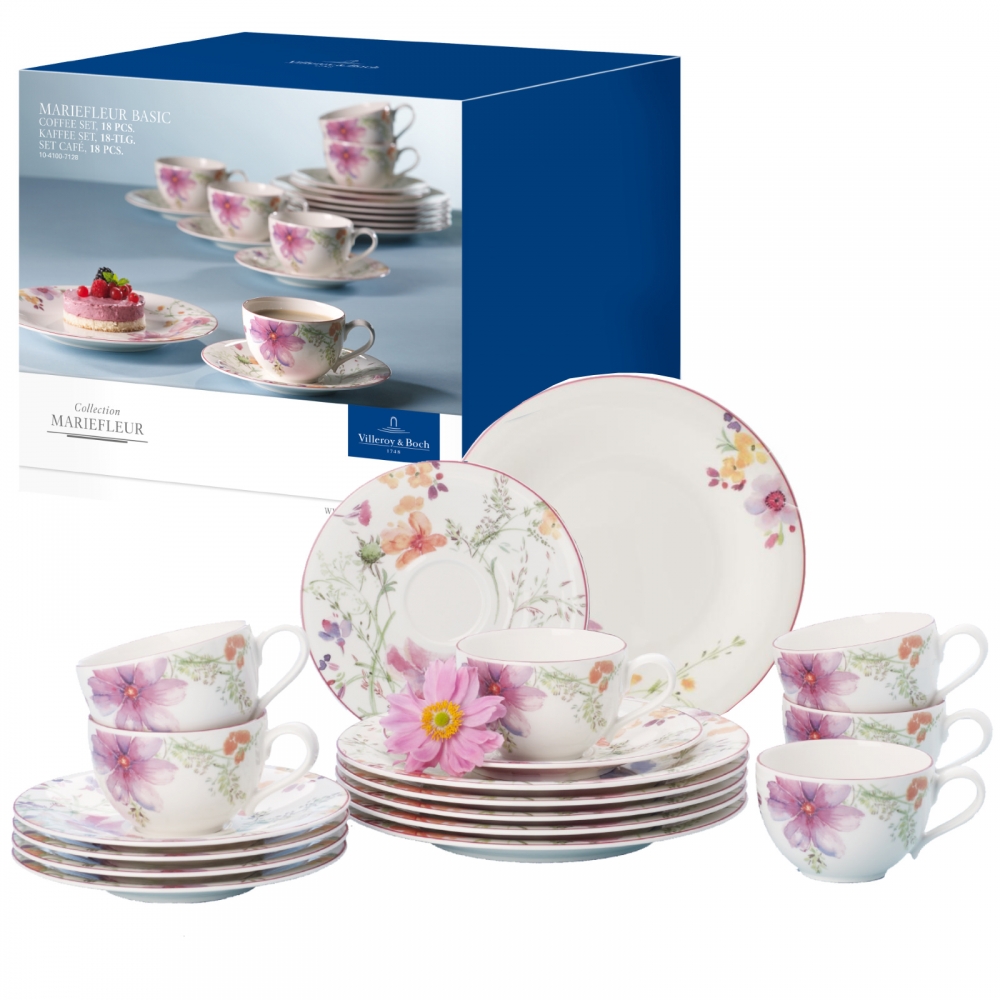 Villeroy & Boch Mariefleur Kaffeeset 18-tlg. Porzellan 