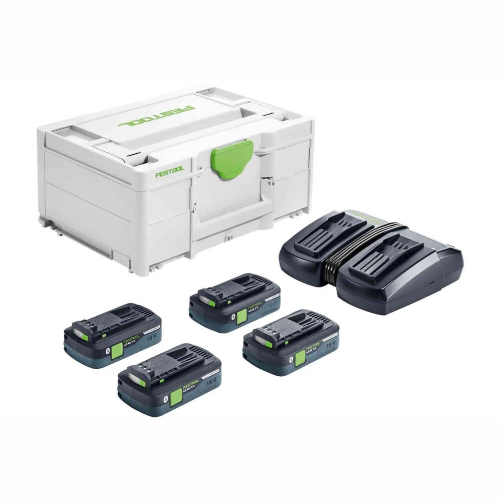 Festool Energie-Set SYS 18V 4x4,0/TCL 6 DUO