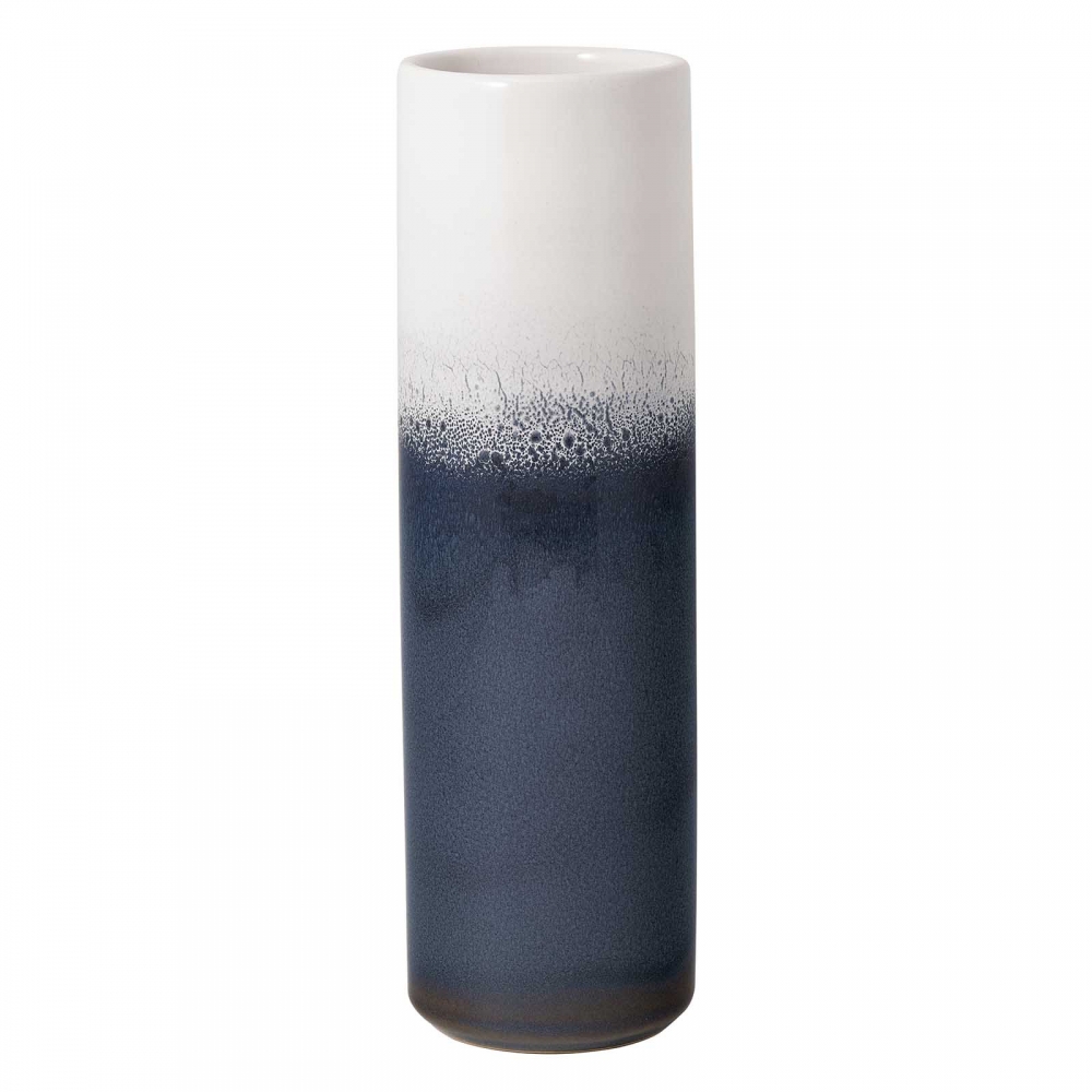 Villeroy und Boch 25x8cm Vase Lave Home Steingut Zylinder Blau. Hauptbild.